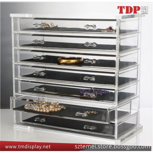 deluxe 7 tiers acrylic cosmetic organizer